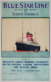 Montevideo: Blue Star Line to South America