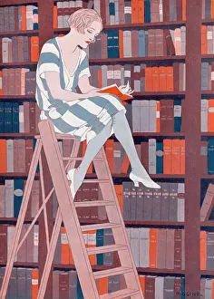 The Blue Stocking by Reginald Higgins