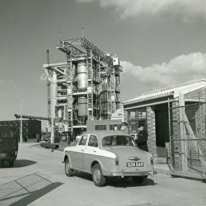 Hatfield: Blue Streak test rig installation at Hatfield, c1958