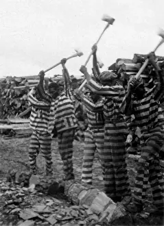 Lomax: The Blues. Negro convicts sing out while ?