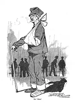 Recuperating: The Blues - wounded soldier, WW1