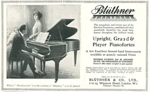 Stradivarius: Blüthner Advertisement