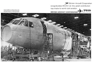 Vc10: A BOAC BAC Vickers VC10 Under Construction