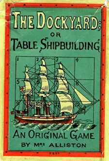 Masts: Board game box lid, The Dockyard, or Table Shipbuilding