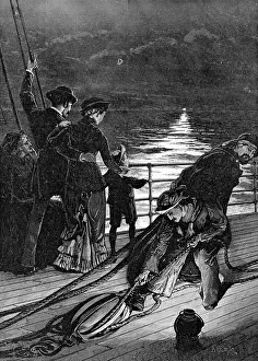 Widening: On board a Passenger Liner leaving Britain, 1886