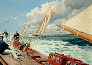 On Board the Royal Cutter Britannia