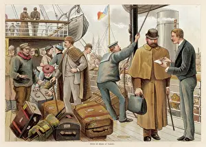 Tilbury: Boarding a P&O ship bound for India