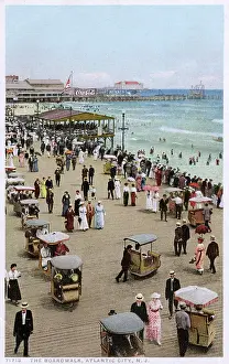 Coca Cola: Boardwalk - Atlantic City, New Jersey, USA - Rolling Chairs