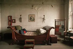 Stately: The boat bed at Brodsworth Hall, Doncaster, England
