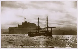 Gozo: The Boat to Gozo with Fort St. Angelo in background