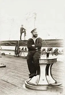 Capstan: Boat man on the windlass