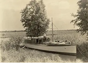 Anglia: Boat on the Norfolk Broads, 1930s