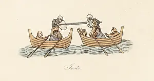 Tilting: Boat tilting, 14th century