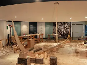 Klink: Boat workshop, Norwegian Maritime Museum, Oslo, Norway