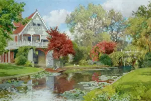 Waterlilies: The Boathouse 1902
