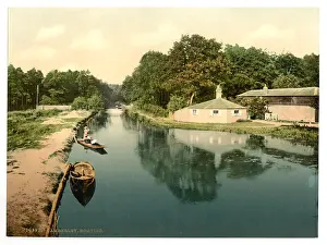 Camberley: Boating at Camberley, England