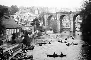 Knaresborough: Boating at Knaresborough, early 1900s