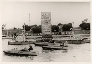 Pedalo: Boating Lake - British Seaside Scene, Southend-on-Sea, Essex