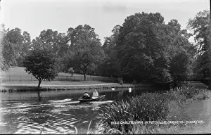 Swans: Boating in Pittville Gardens