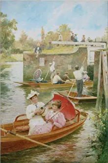 Punts: Boating on the Thames