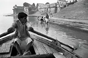 Rower: Boatman, Ganges, India