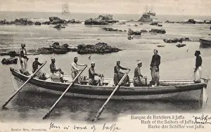 Boatmen: Boatmen of Jaffa in their barque