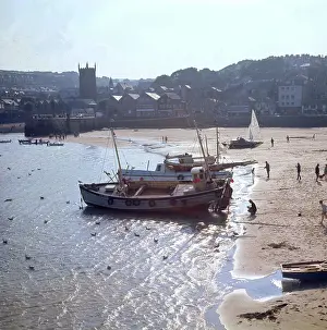 Ripple: Boats on the beach, St Ives, Cornwall