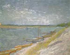Beached: Boats Beached Ashore, by Van Gogh