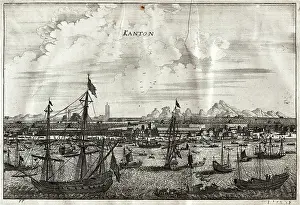 Goyer: Boats in Canton harbour