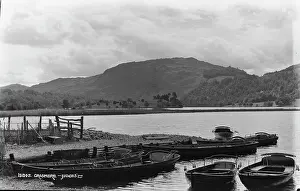 Rustic: Boats at Grasmere Lake