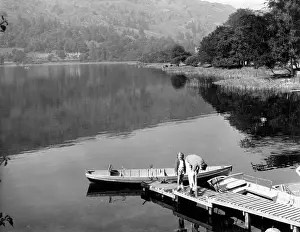 Grasmere: Boats at Grasmere, Lake District, Cumbria