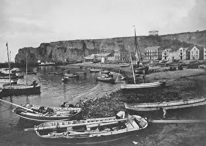 Helgoland: Boats on the lowlands of Helgoland