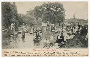 Hauled: BOATS AT MOLESEY LOCK