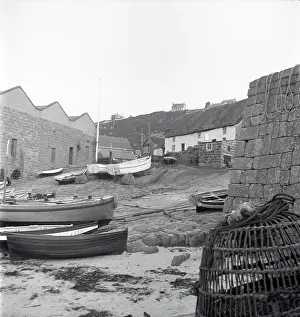 Pots: Boats at Sennen Cove, Cornwall