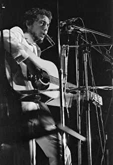 Wootton: Bob Dylan performing at a Music Festival