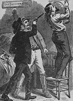 Jesses: Bob Ford murdering Jesse James. His brother, ?