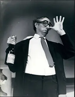 Booze: Bob Grant as George Brown, Mrs Wilson's Diary, rehearsal