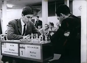Munoz: Bobby Fischer v Cesar Munoz in chess match, Leipzig