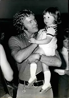 Keely: Bobby Moore with Alan Ball's daughter Keely