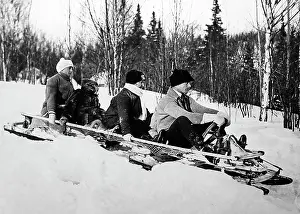 Bobsled: Bobsleigh, Montreal, Canada, early 1900s