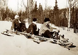 Bobsled: Bobsleigh, Montreal, Canada, early 1900s