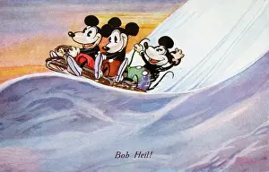 Bobsleighing: Bobsleighing! - three cartoon mice hit the slopes