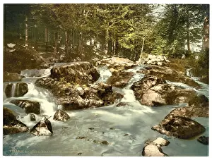 Bode: Bode Waterfall, Braunlage, Hartz, Germany