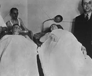 Shootouts: The bodies of Freddie and Ma Barker in the ?