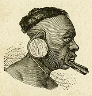 Piercing: BODY DEFORMATION/LIPS