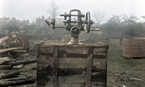 Pounding: Body pounding machine at Battersby's hatworks