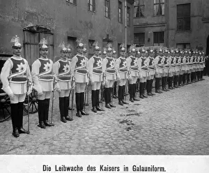 Bodyguard: Bodyguard of the emperor in gala uniform, 1909