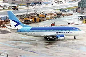 B737: Boeing 737-500 ES-ABD HEmarik - Dusk