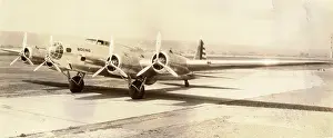 Forerunner: Boeing B-299 X-13372 the forerunner of the B-17