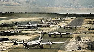 Marianas: Boeing B-29s on Tinian-Marianas, 1945